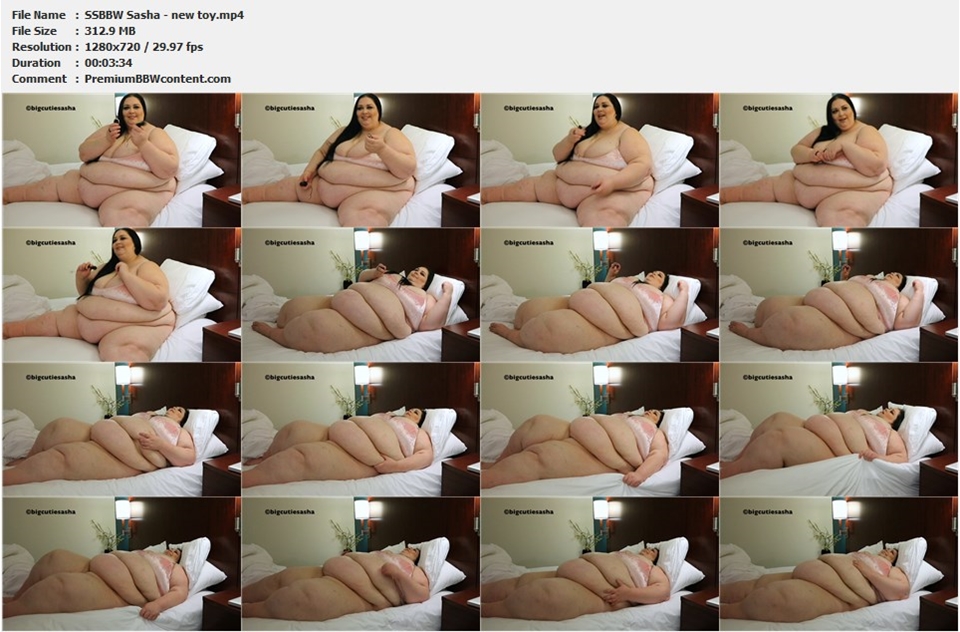 SSBBW Sasha - new toy thumbnails