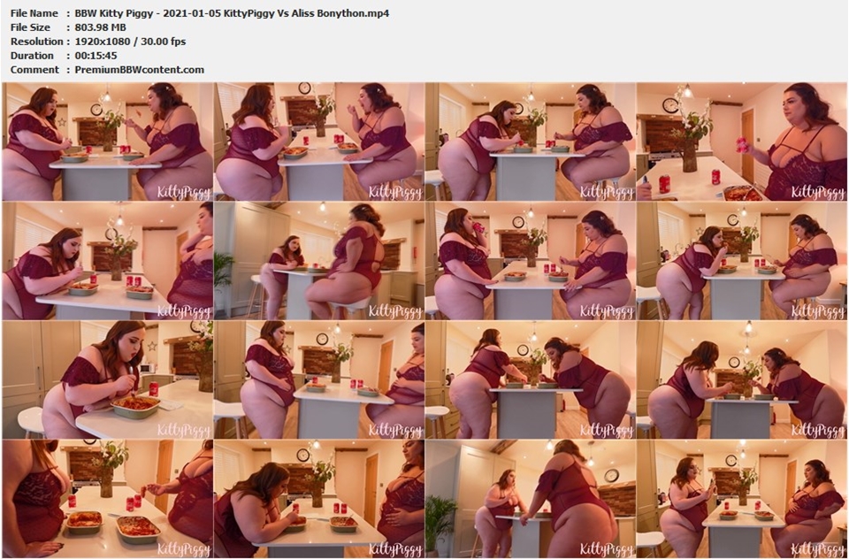 BBW Kitty Piggy - 2021-01-05 KittyPiggy Vs Aliss Bonython thumbnails