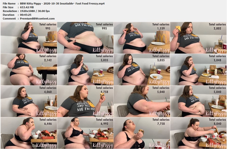 BBW Kitty Piggy - 2020-10-30 Insatiable? Fast Food Frenzy thumbnails