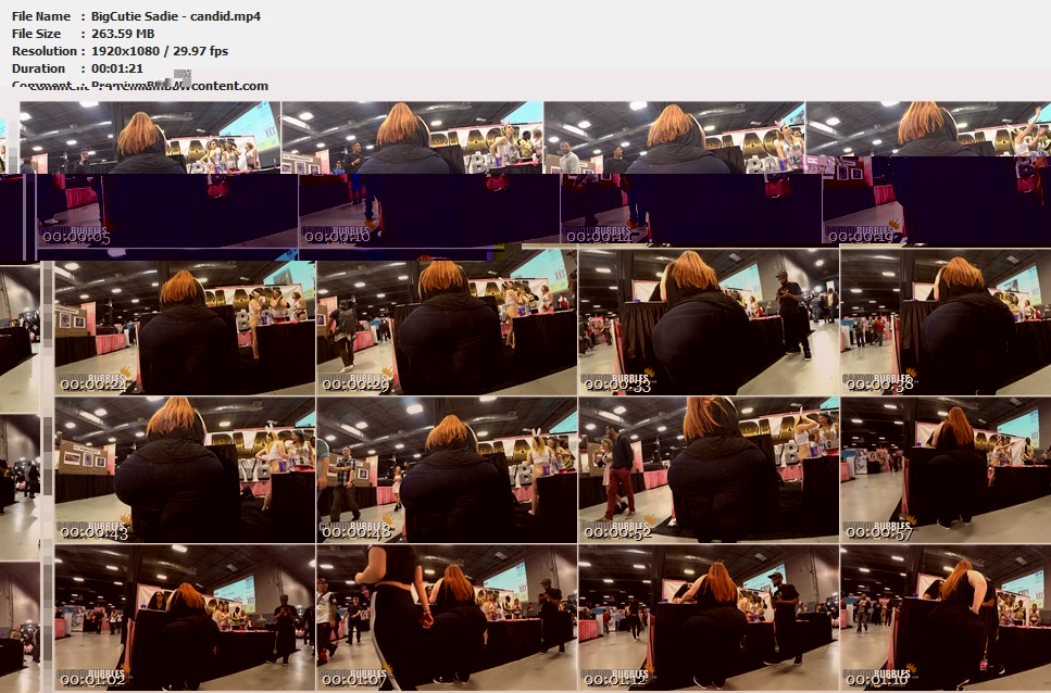 BigCutie Sadie - candid thumbnails