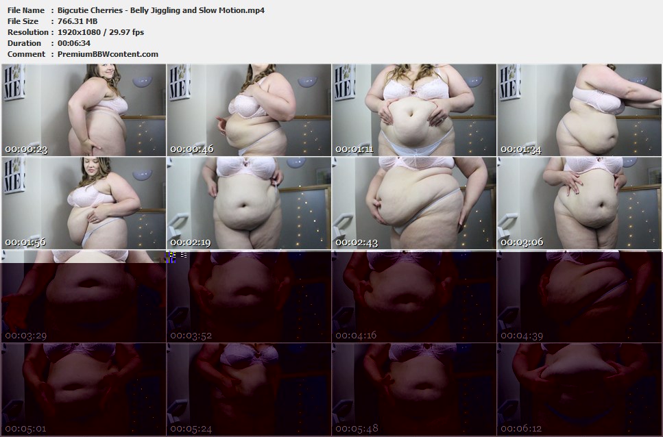Bigcutie Cherries - Belly Jiggling and Slow Motion thumbnails