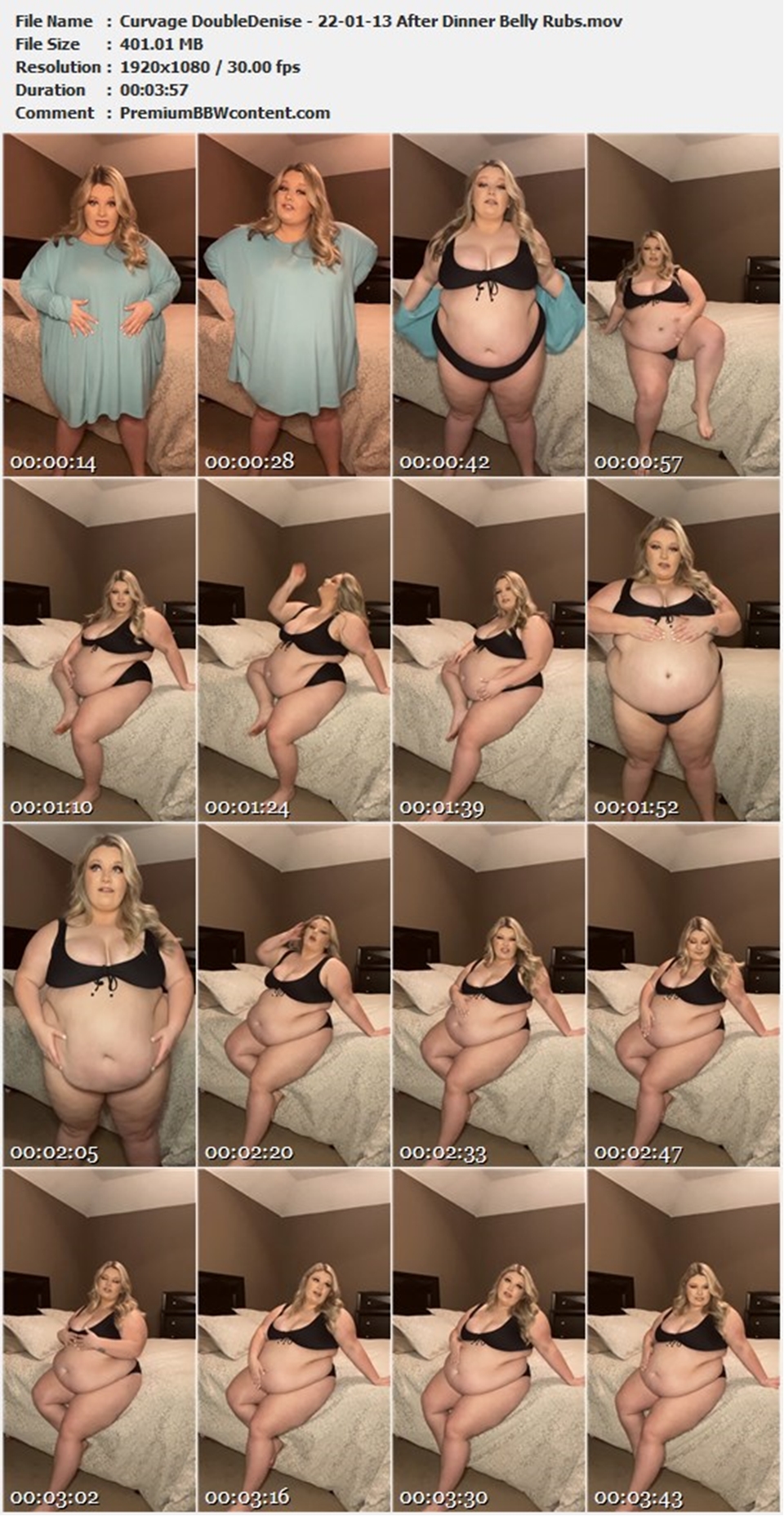Curvage DoubleDenise - 22-01-13 After Dinner Belly Rubs thumbnails