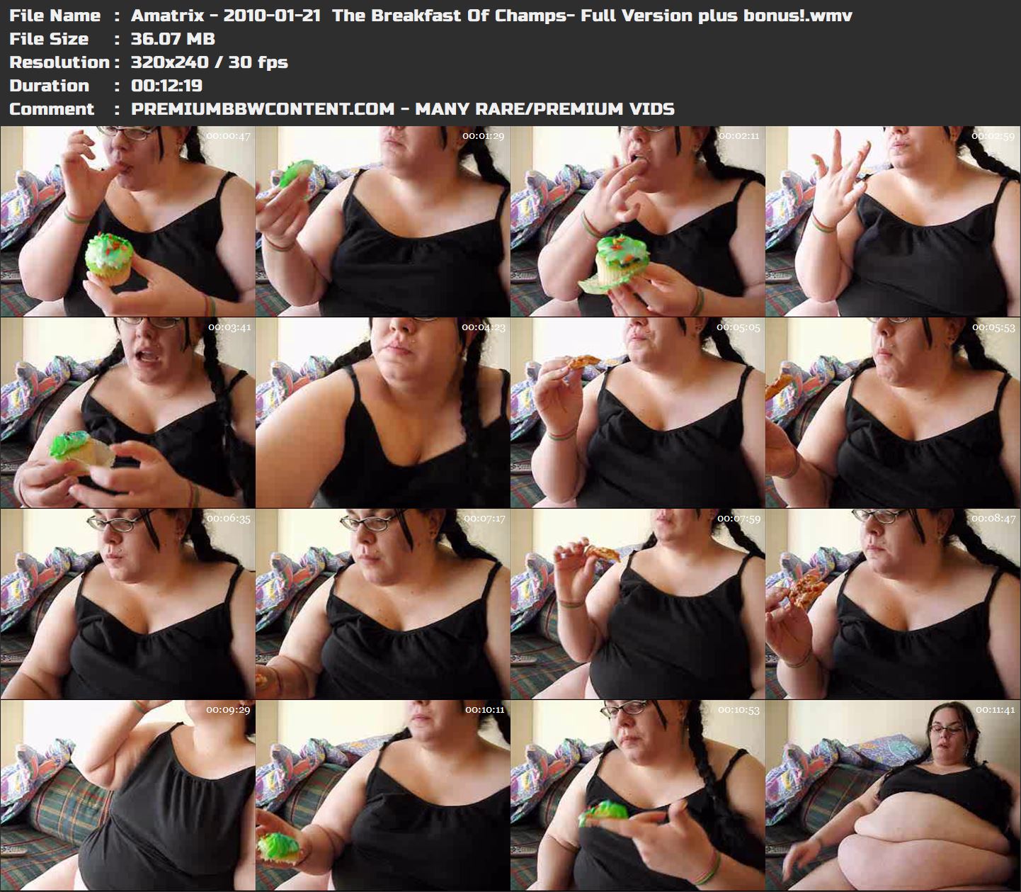 Amatrix - 2010-01-21  The Breakfast Of Champs- Full Version plus bonus thumbnails