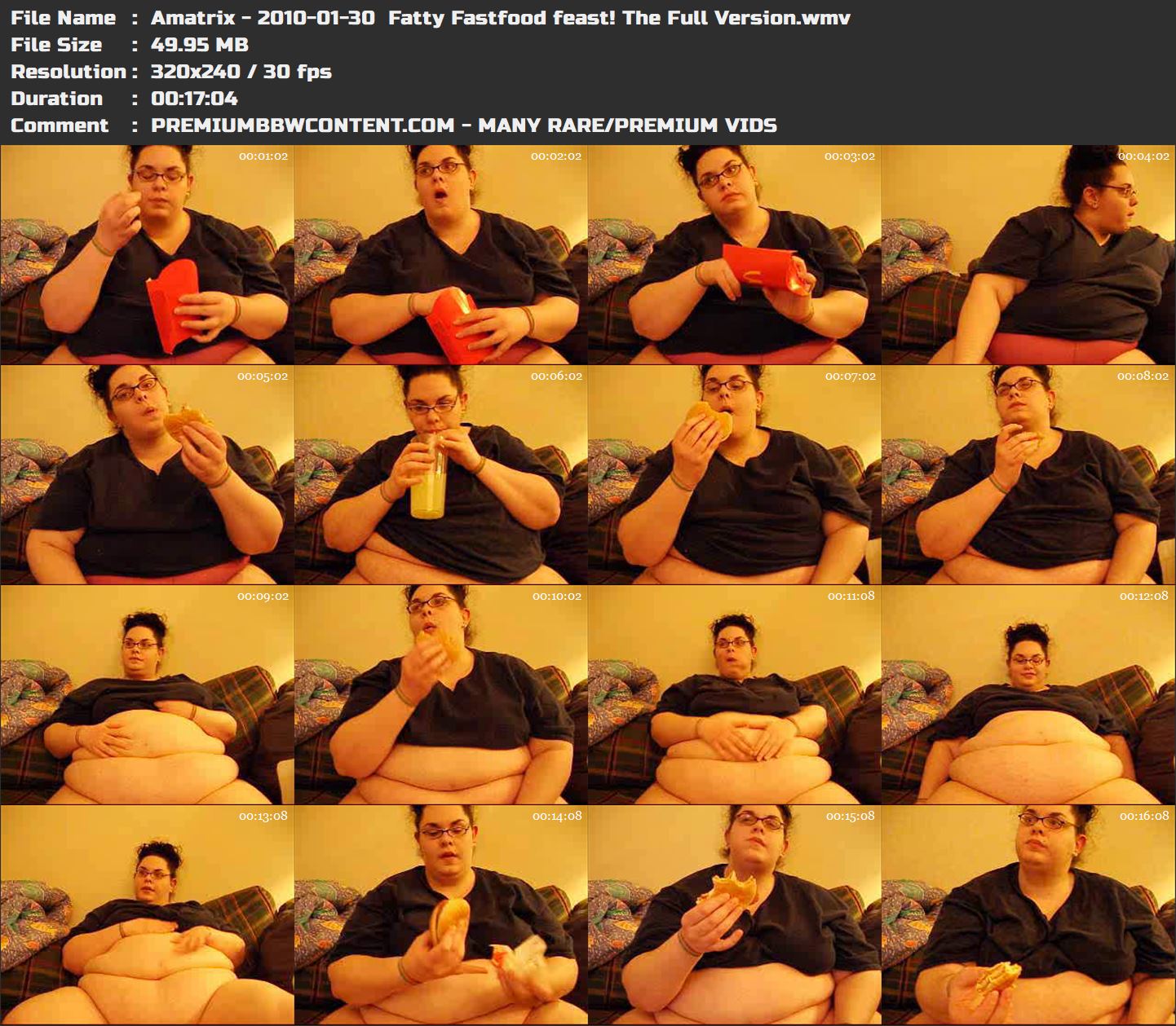 Amatrix - 2010-01-30  Fatty Fastfood feast! The Full Version thumbnails