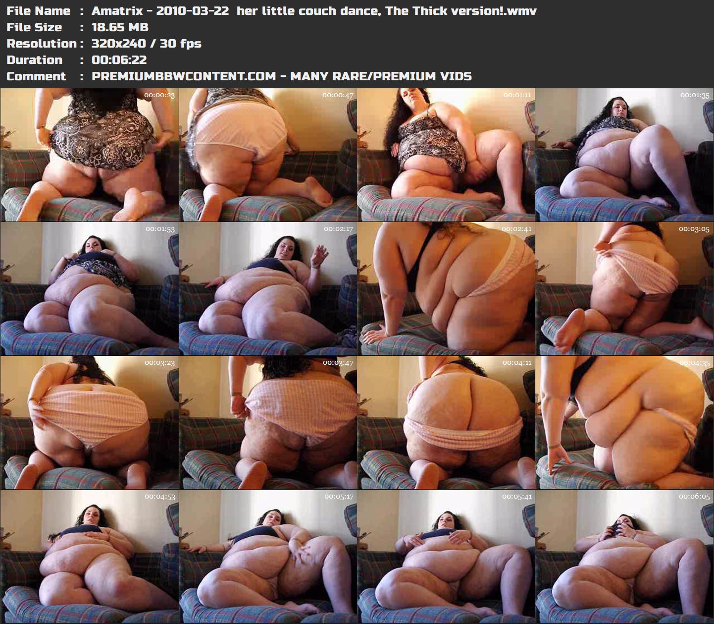 Amatrix - 2010-03-22  her little couch dance, The Thick version! thumbnails