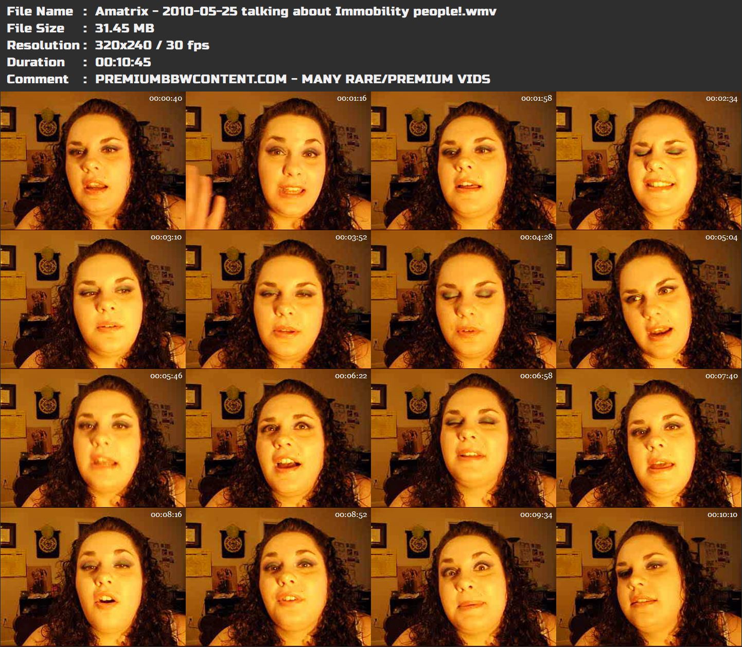 Amatrix - 2010-05-25 talking about Immobility people! thumbnails