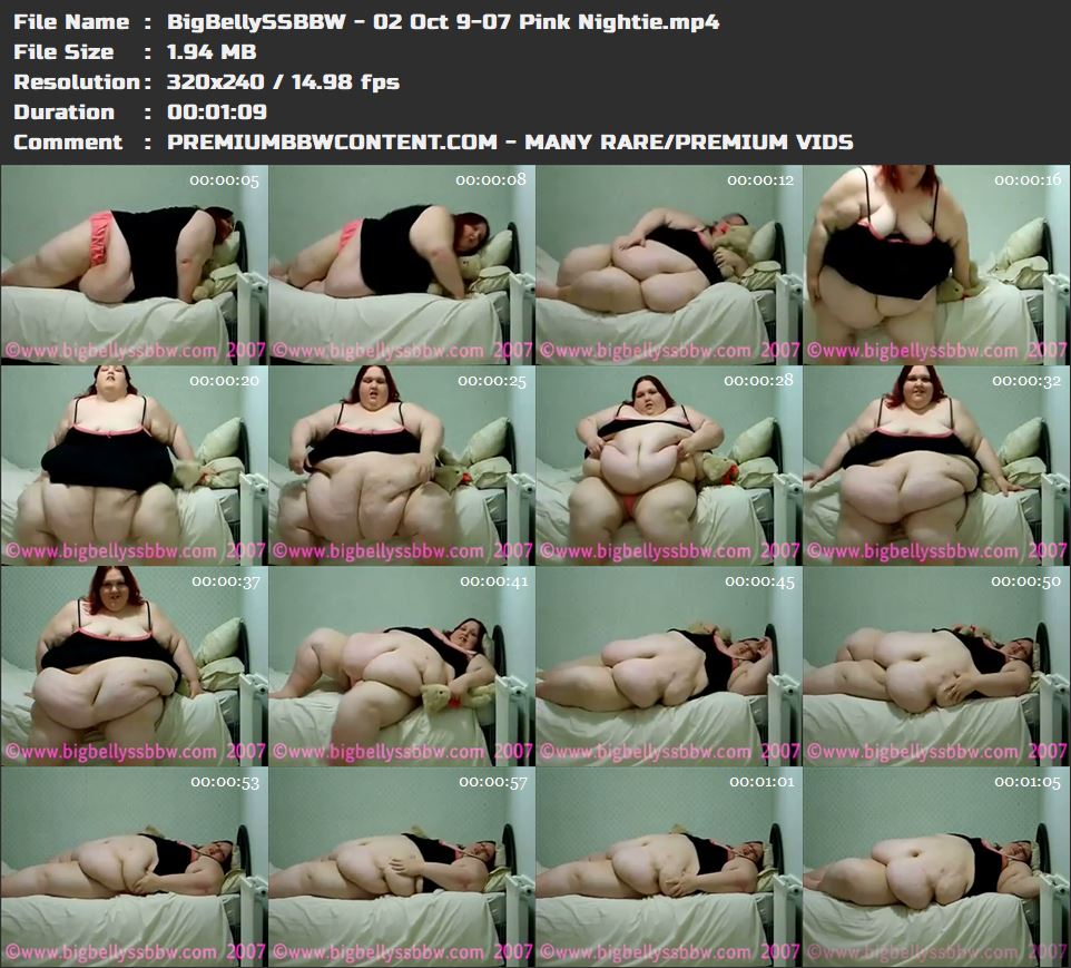 BigBellySSBBW - 02 Oct 9-07 Pink Nightie thumbnails
