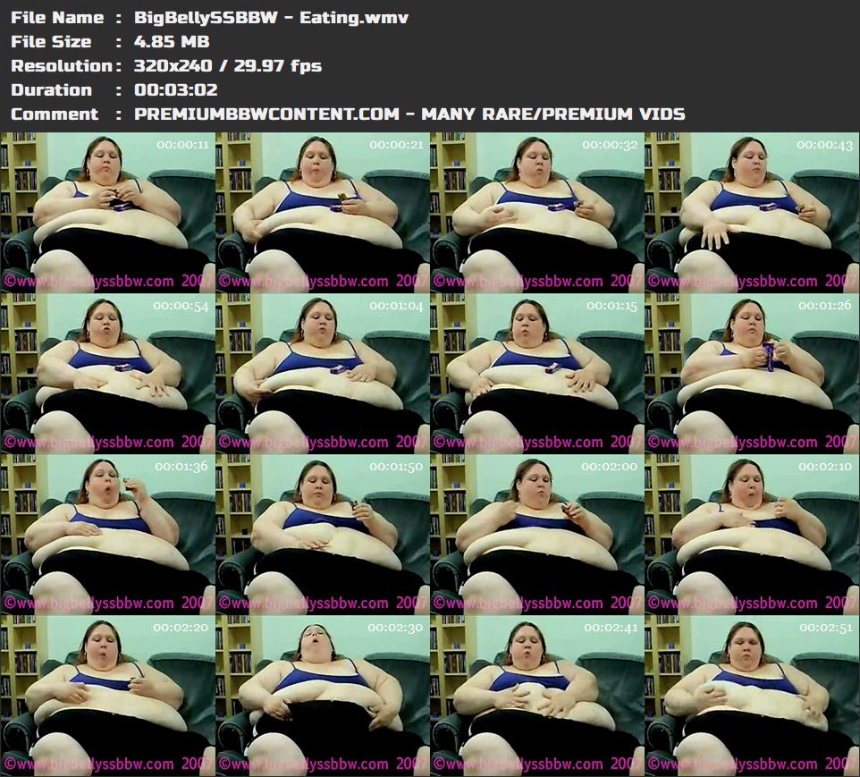 BigBellySSBBW - Eating thumbnails