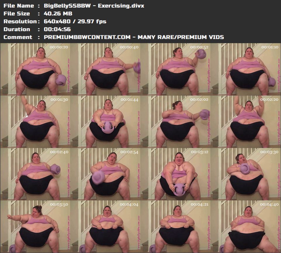 BigBellySSBBW - Exercising thumbnails