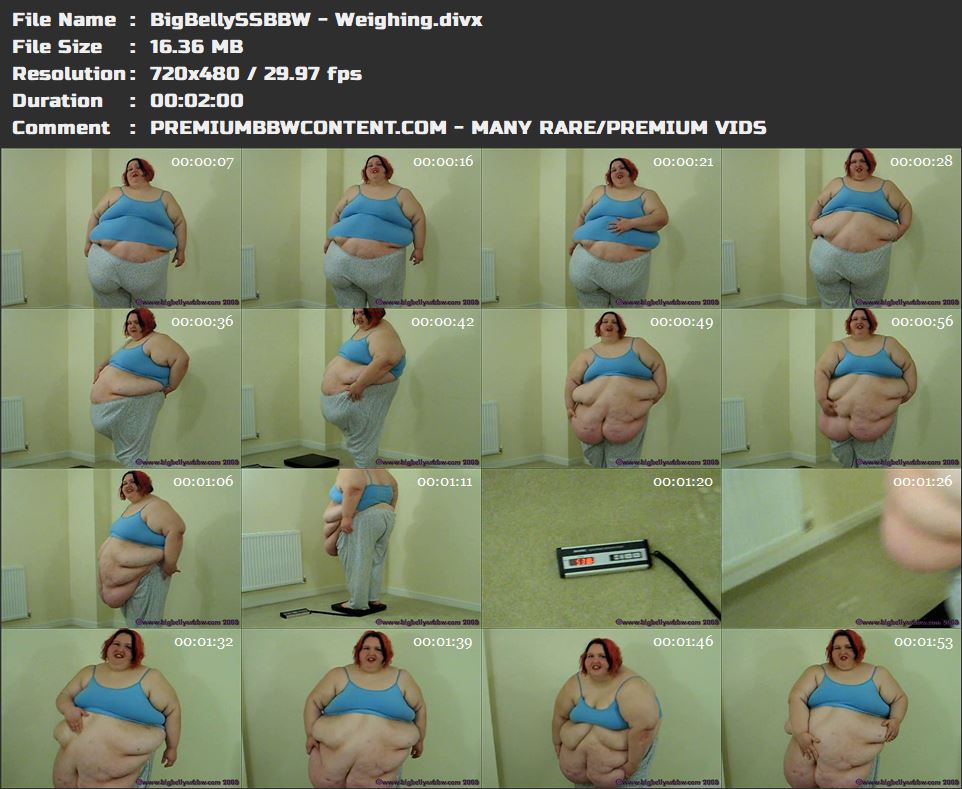 BigBellySSBBW - Weighing thumbnails