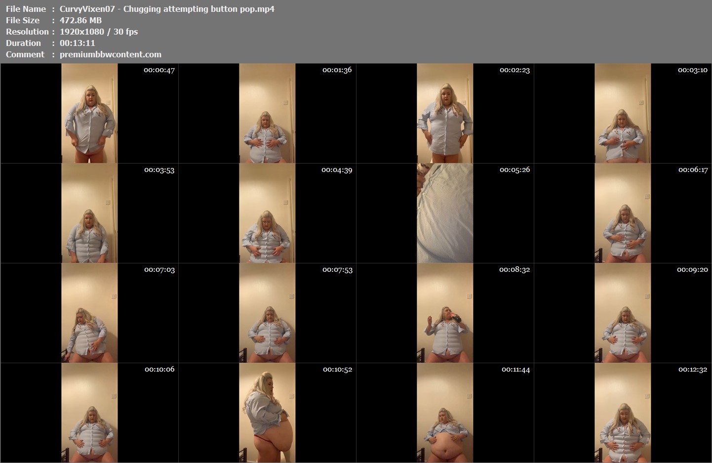 CurvyVixen07 - Chugging attempting button pop thumbnails