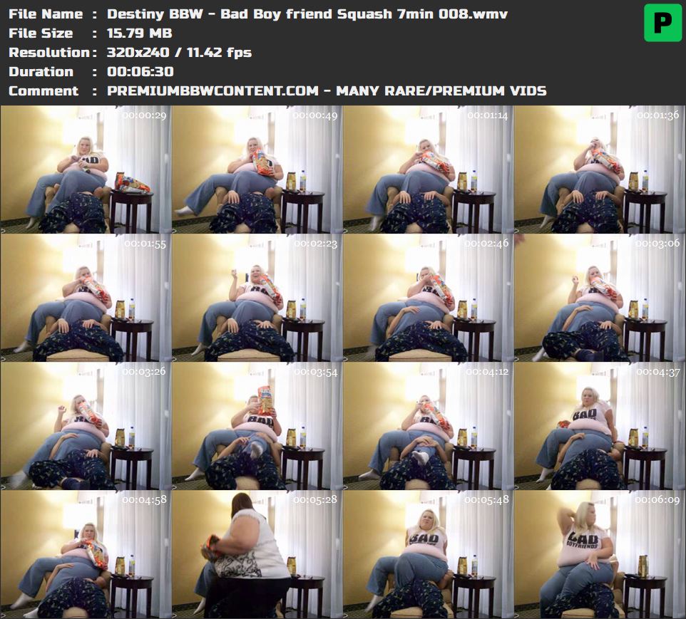 Destiny BBW - Bad Boy friend Squash 7min 008 thumbnails