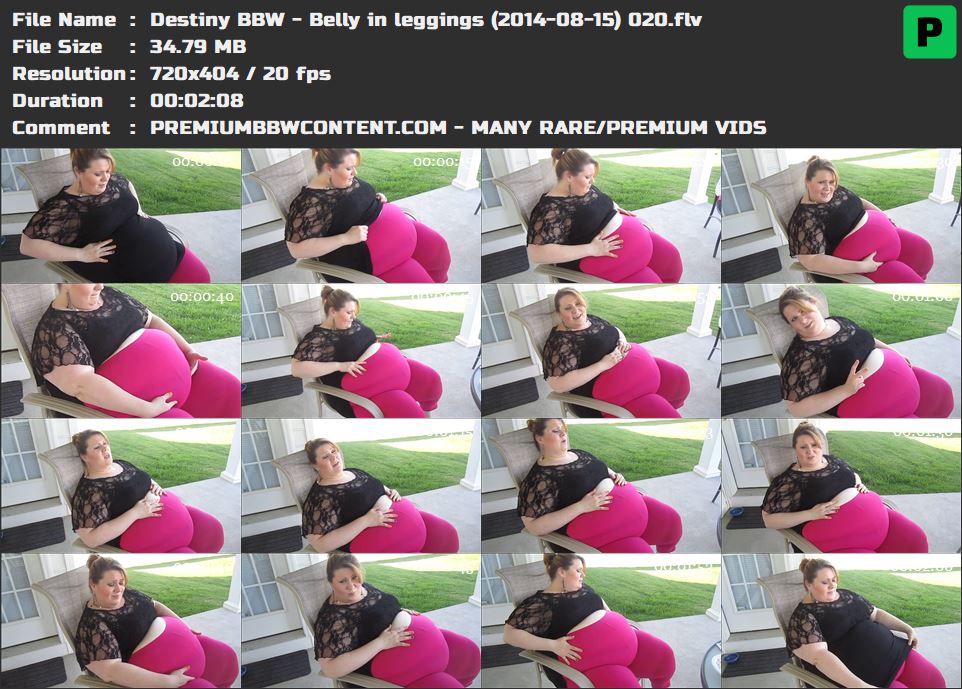 Destiny BBW - Belly in leggings (2014-08-15) 020 thumbnails