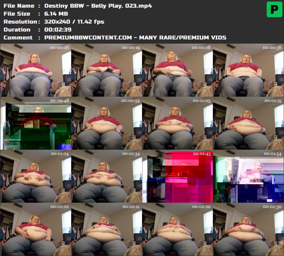 Destiny BBW - Belly Play. 023 thumbnails