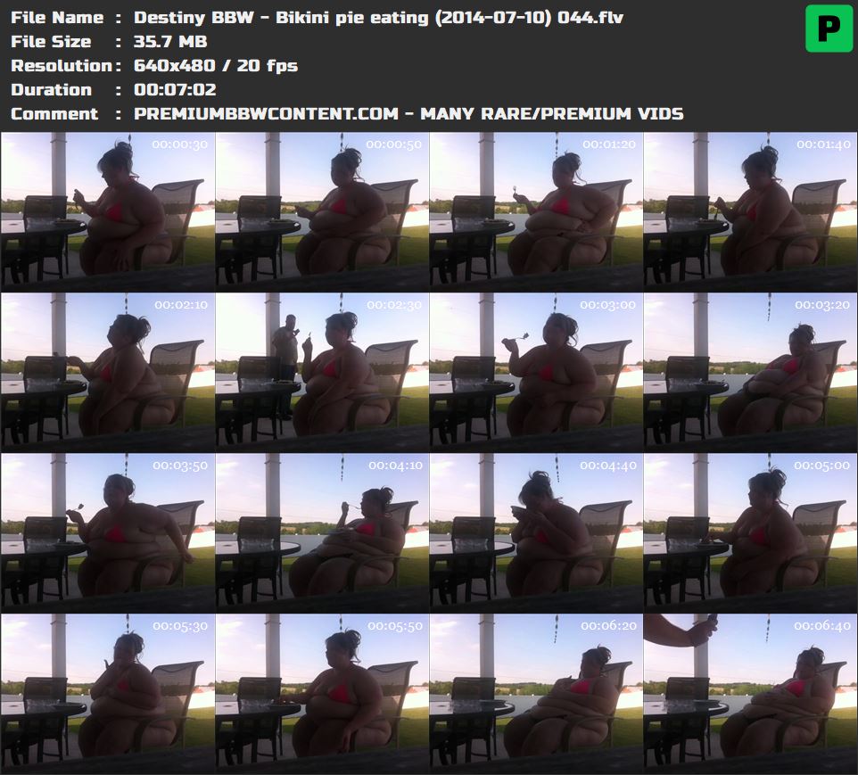 Destiny BBW - Bikini pie eating (2014-07-10) 044 thumbnails