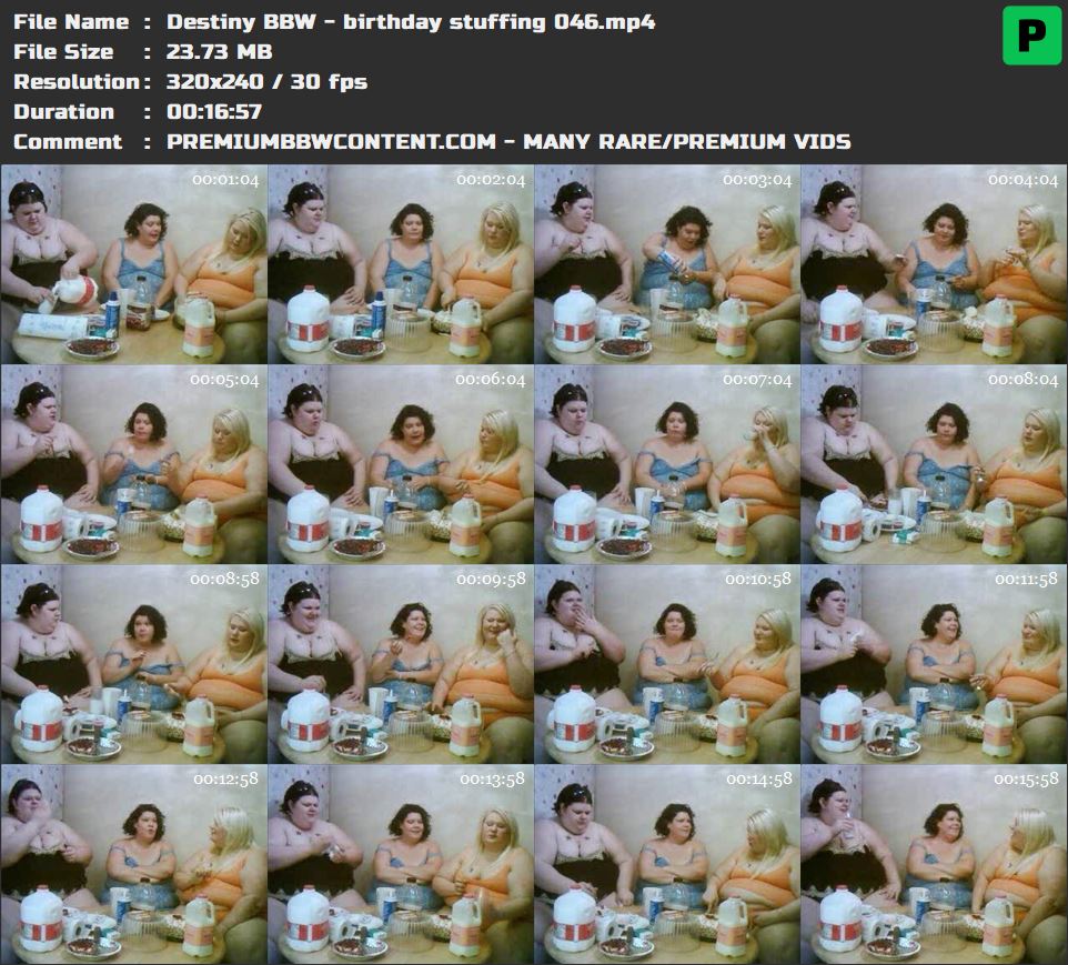 Destiny BBW - birthday stuffing 046 thumbnails