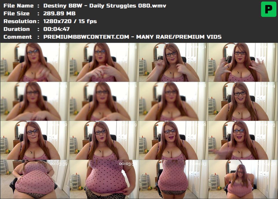 Destiny BBW - Daily Struggles 080 thumbnails