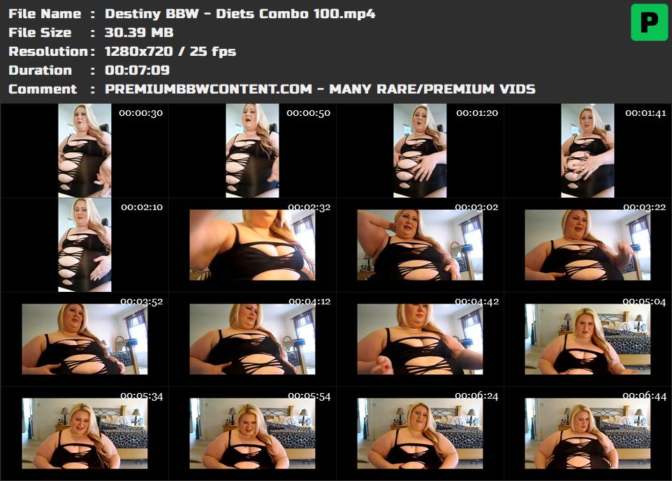 Destiny BBW - Diets Combo 100 thumbnails