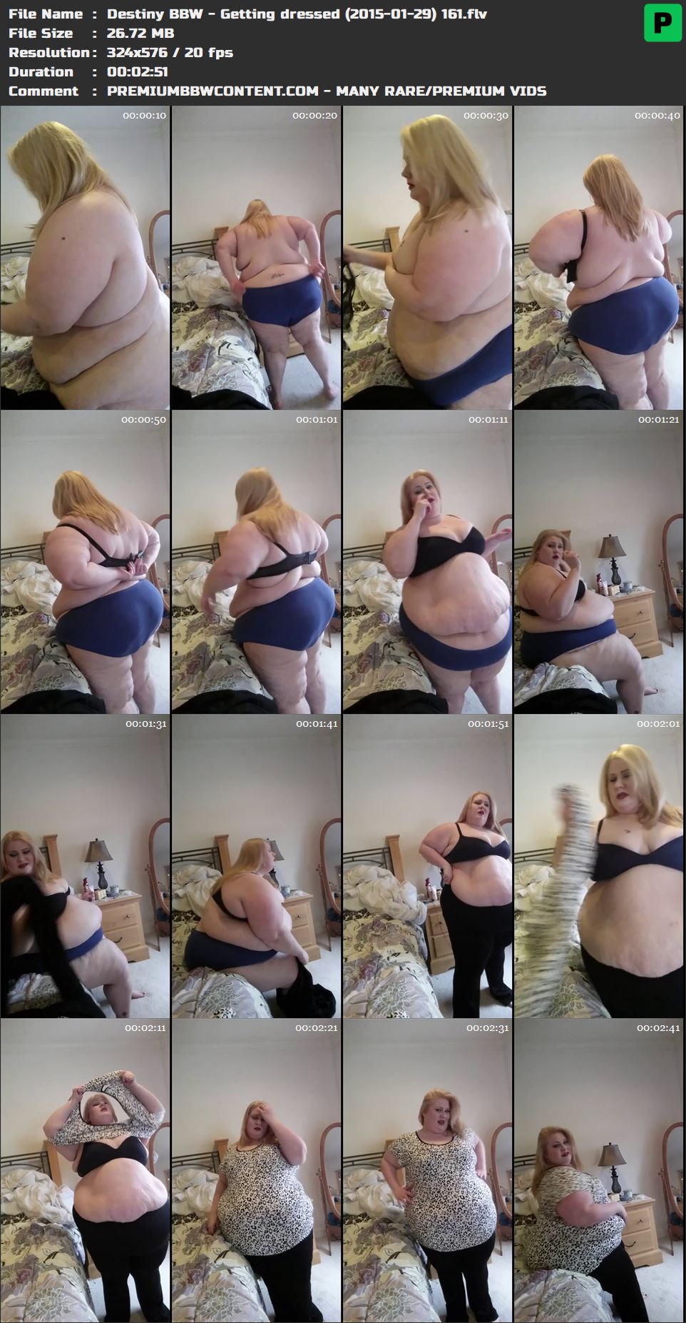 Destiny BBW - Getting dressed (2015-01-29) 161 thumbnails