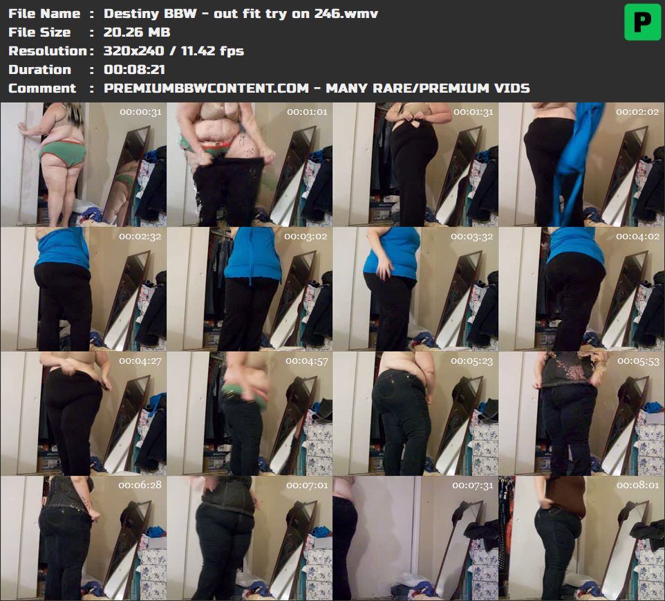 Destiny BBW - out fit try on 246 thumbnails