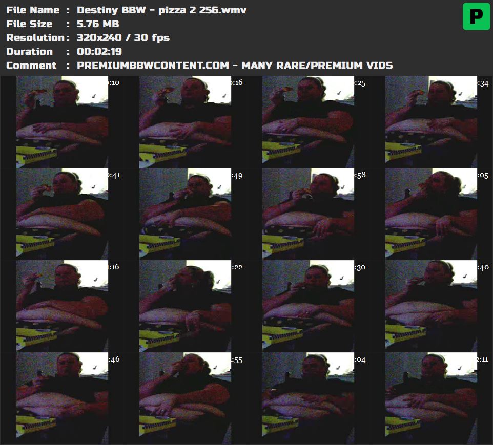 Destiny BBW - pizza 2 256 thumbnails