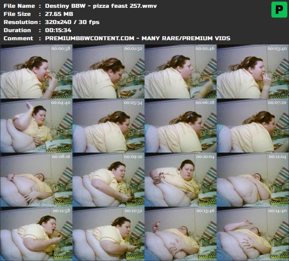 Destiny BBW - pizza feast 257 thumbnails