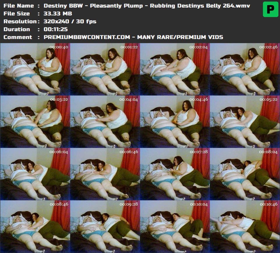 Destiny BBW - Pleasantly Plump - Rubbing Destinys Belly 264 thumbnails
