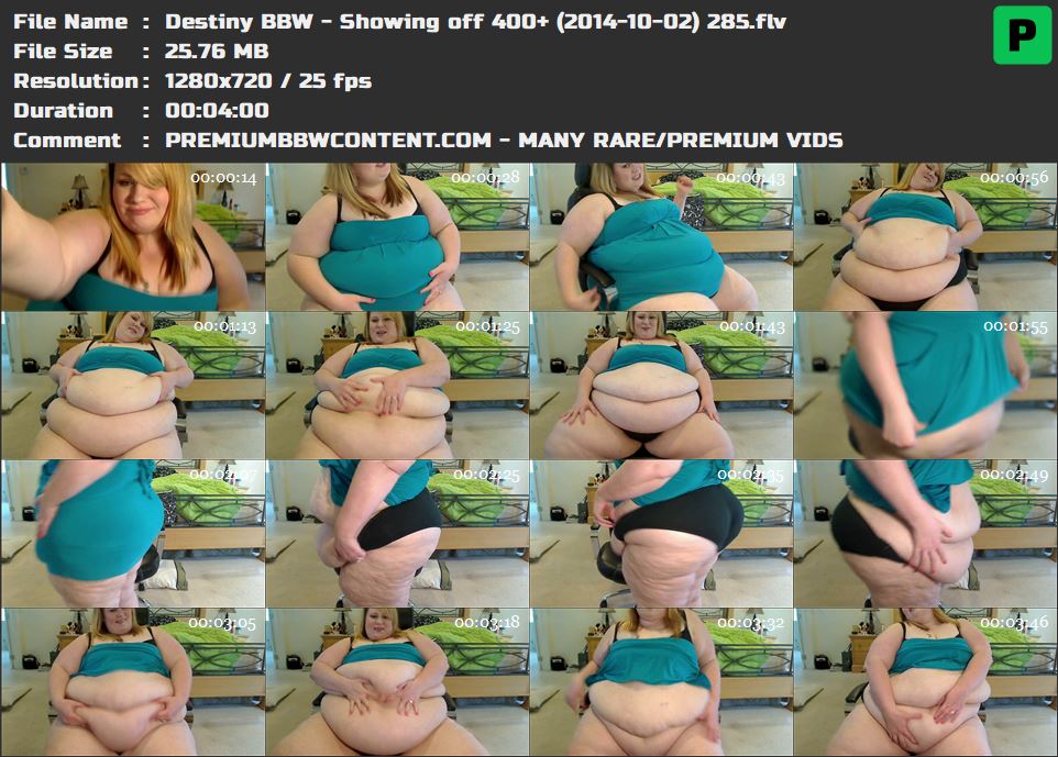 Destiny BBW - Showing off 400+ (2014-10-02) 285 thumbnails