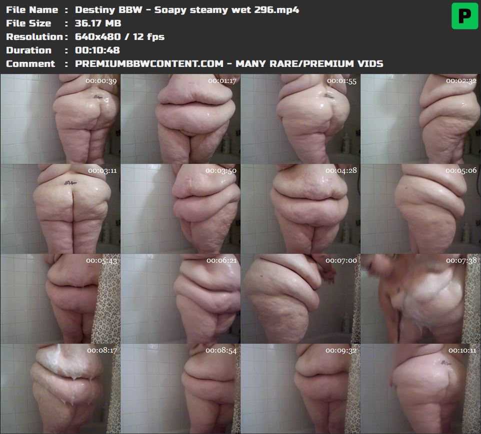 Destiny BBW - Soapy steamy wet 296 thumbnails