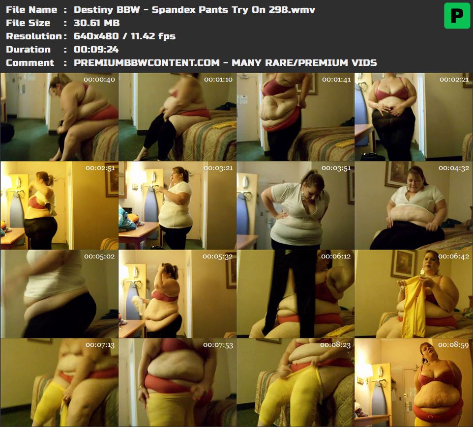 Destiny BBW - Spandex Pants Try On 298 thumbnails