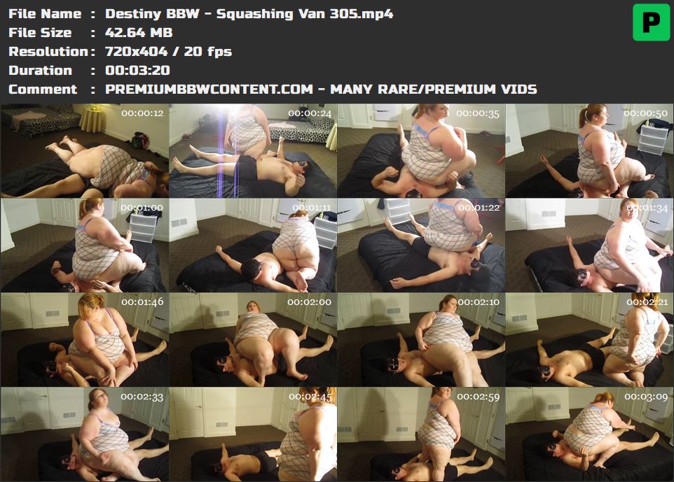 Destiny BBW - Squashing Van 305 thumbnails