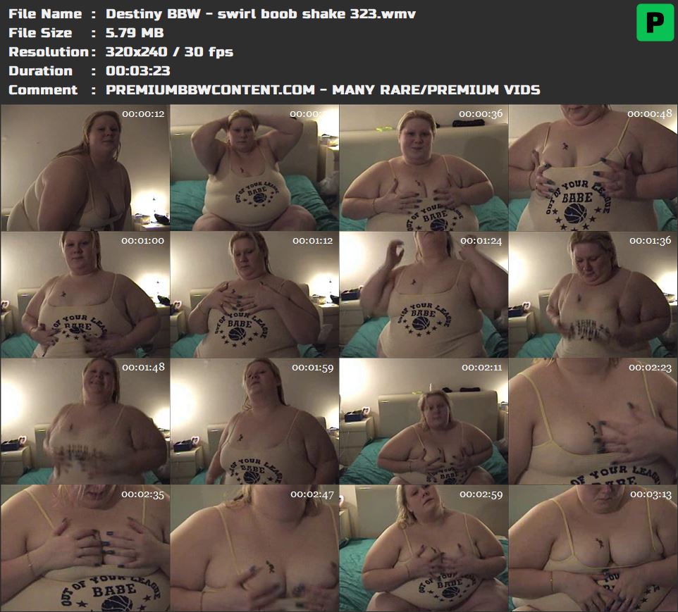 Destiny BBW - swirl boob shake 323 thumbnails