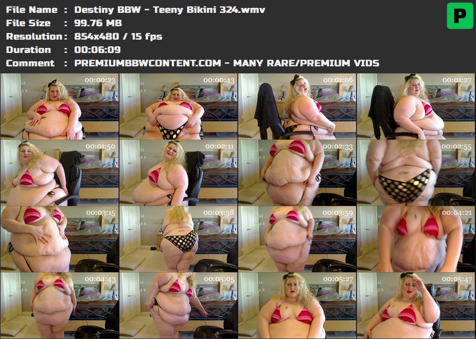 Destiny BBW - Teeny Bikini 324 thumbnails
