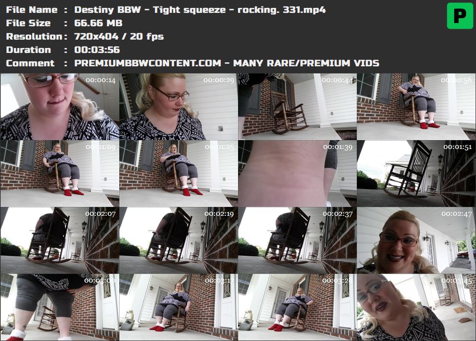 Destiny BBW - Tight squeeze - rocking. 331 thumbnails