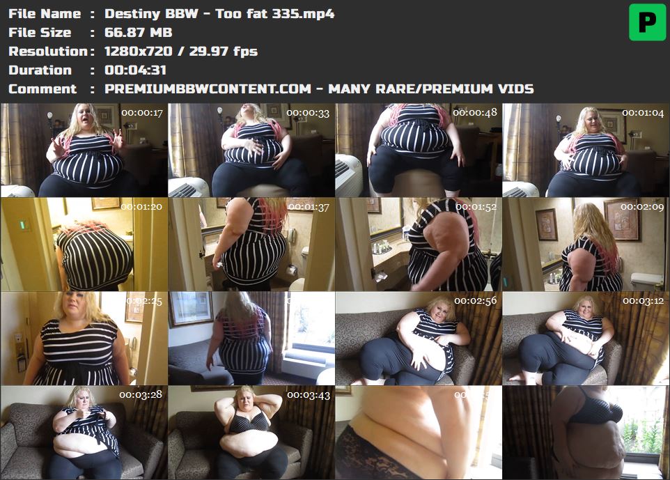 Destiny BBW - Too fat 335 thumbnails