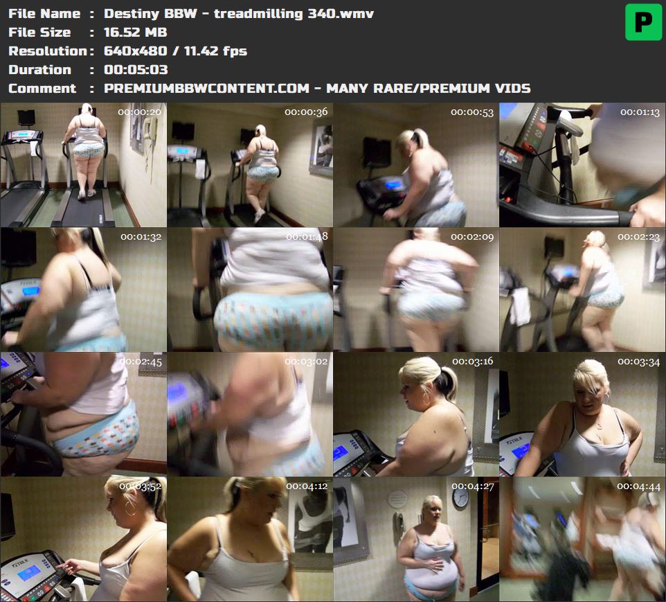 Destiny BBW - treadmilling 340 thumbnails