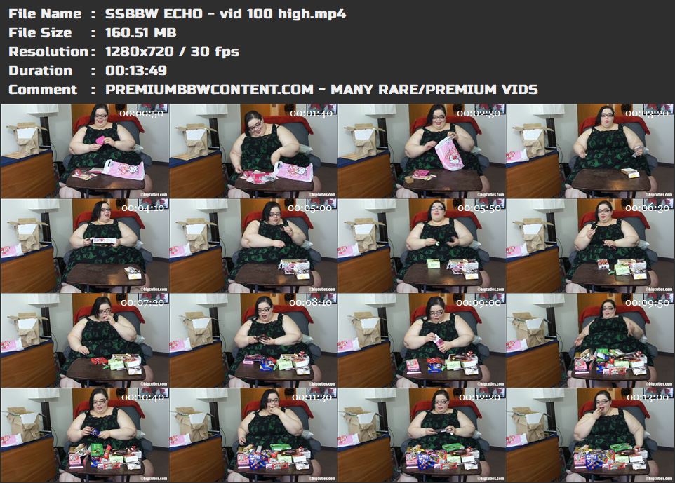SSBBW ECHO - vid 100 high thumbnails