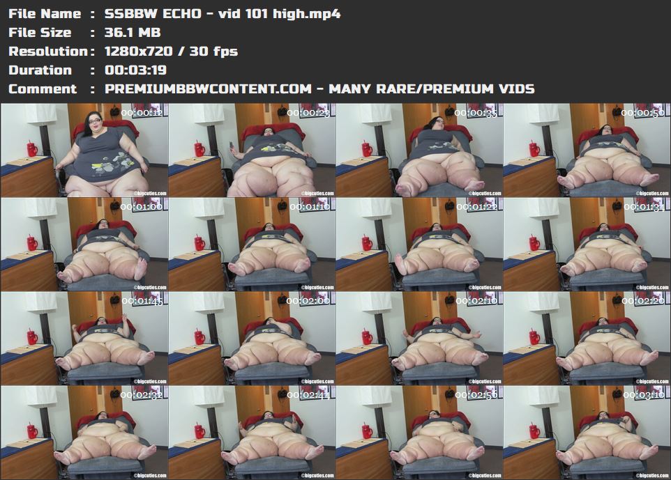 SSBBW ECHO - vid 101 high thumbnails