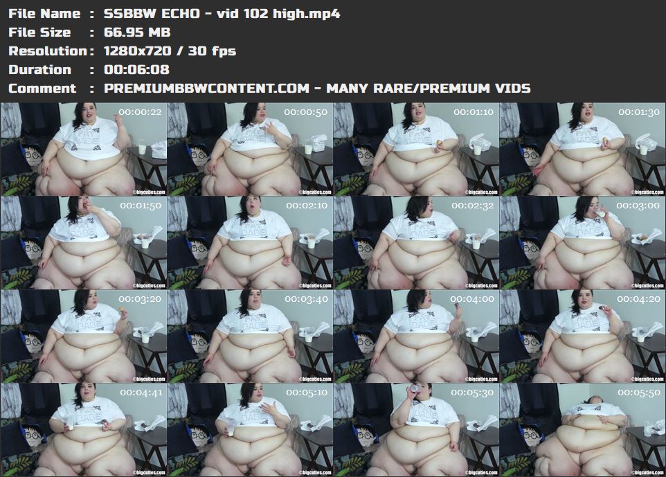 SSBBW ECHO - vid 102 high thumbnails