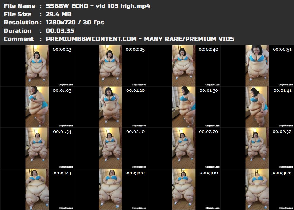 SSBBW ECHO - vid 105 high thumbnails