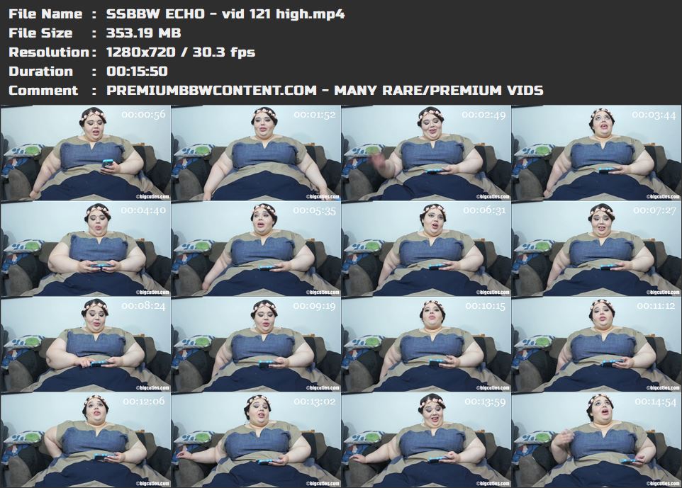 SSBBW ECHO - vid 121 high thumbnails