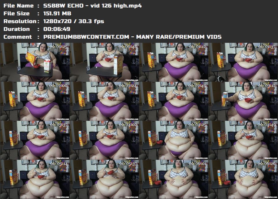 SSBBW ECHO - vid 126 high thumbnails