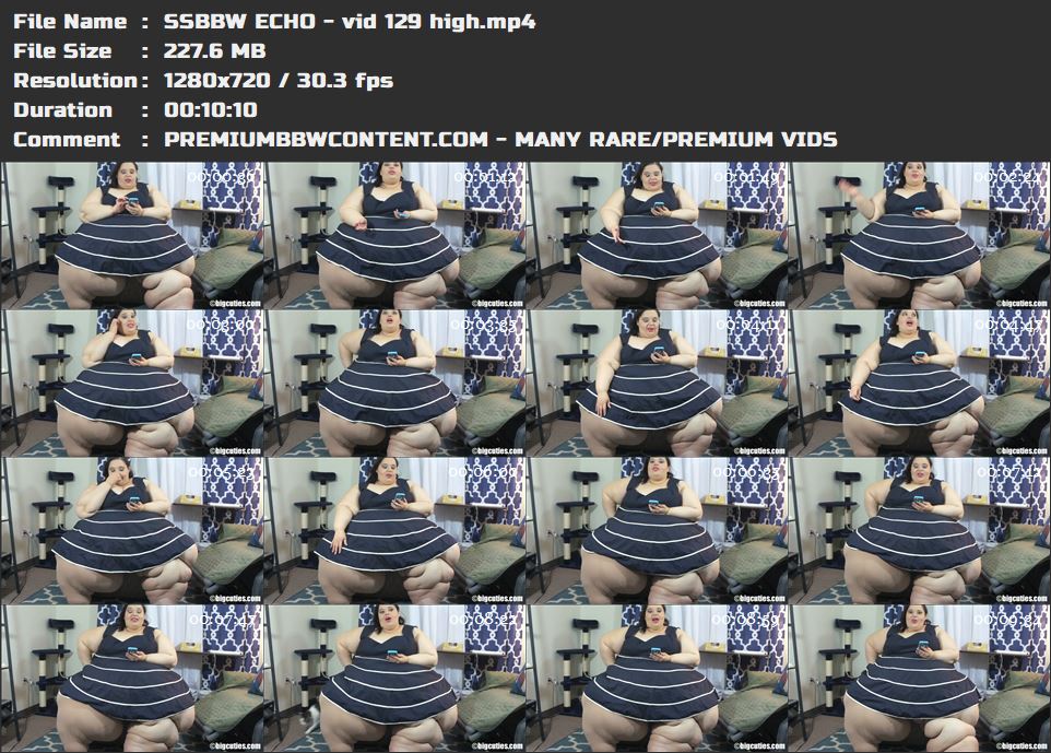 SSBBW ECHO - vid 129 high thumbnails