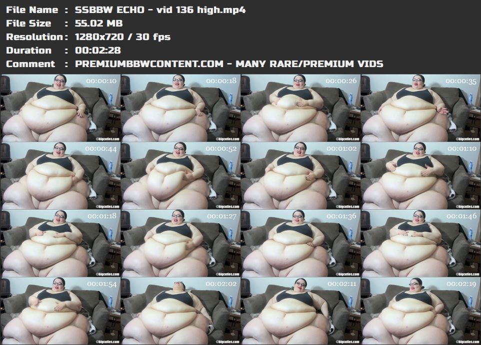SSBBW ECHO - vid 136 high thumbnails