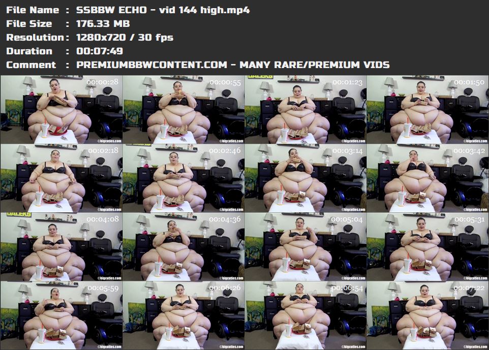SSBBW ECHO - vid 144 high thumbnails