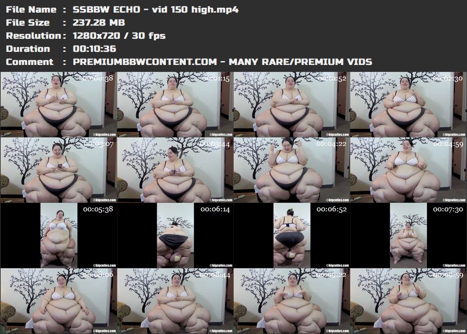 SSBBW ECHO - vid 150 high thumbnails