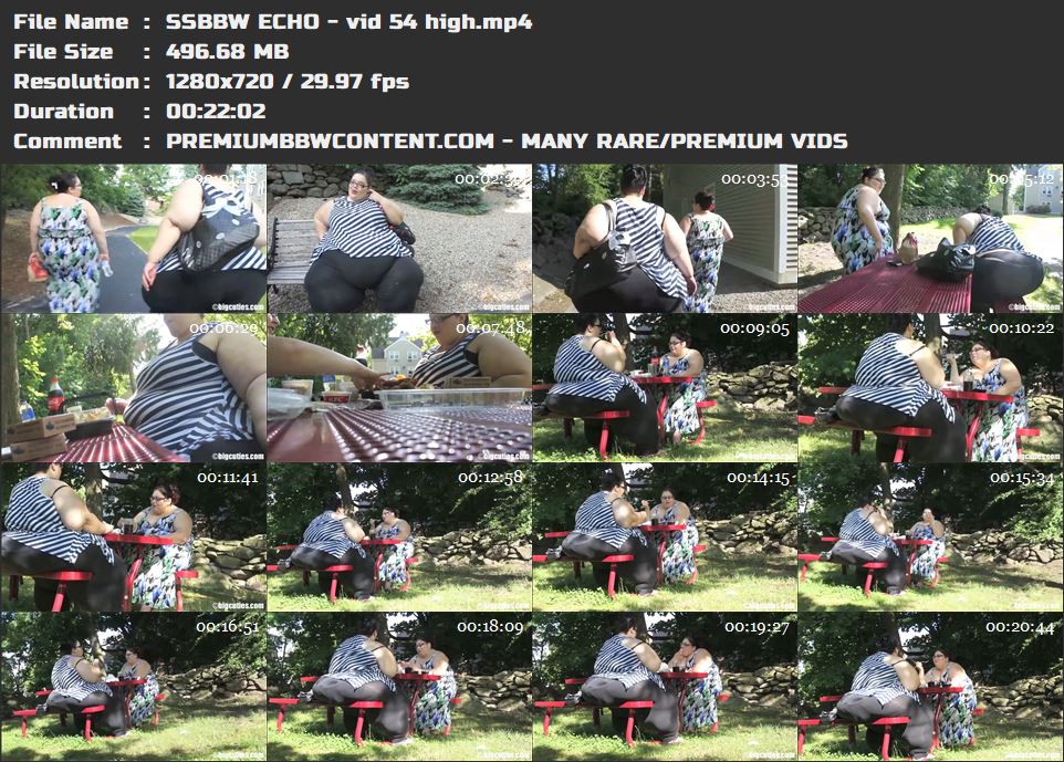 SSBBW ECHO - vid 54 high thumbnails