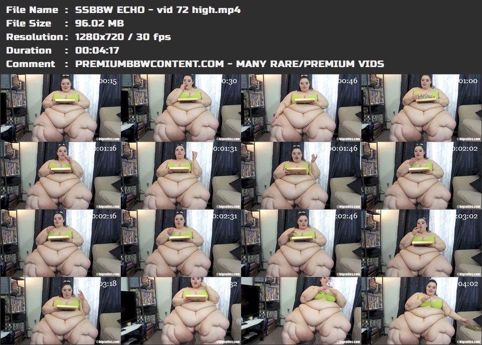 SSBBW ECHO - vid 72 high thumbnails
