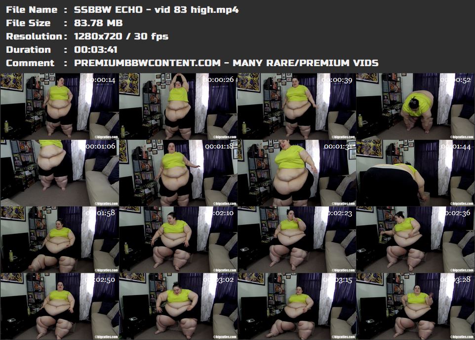 SSBBW ECHO - vid 83 high thumbnails