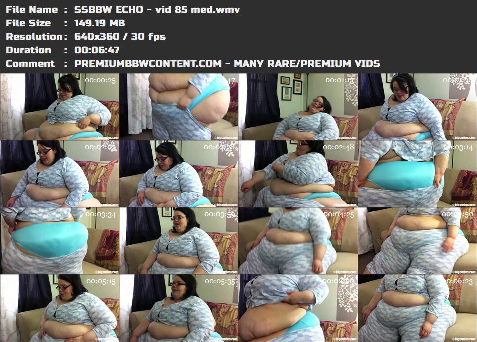SSBBW ECHO - vid 85 med thumbnails